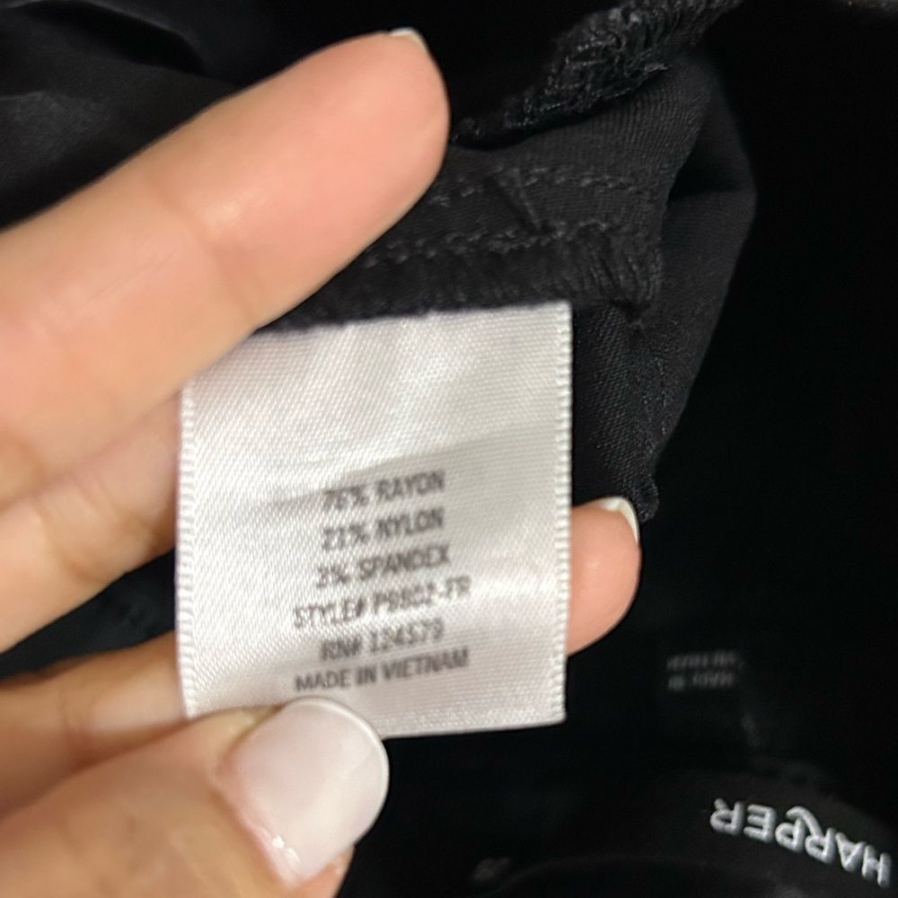 Harper (Francesca's) Coated Black Skinny Jeans - Picture 8 of 9